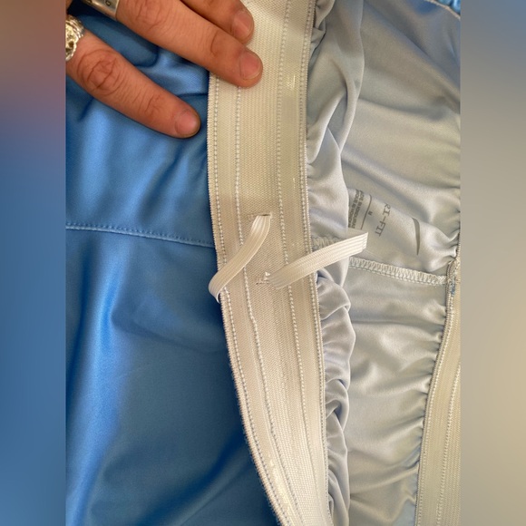 NWT University Sample Nike State Light Blue Dri-FIT Tank Short Set Basketball M - Picture 9 of 13